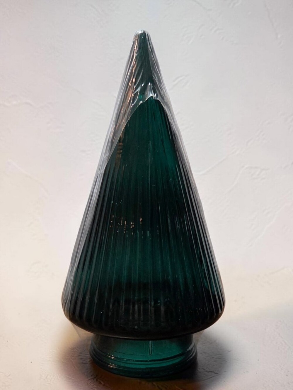 Set of 10 Glass Christmas Trees Multicolor Holiday Decor New - Picture 5 of 6